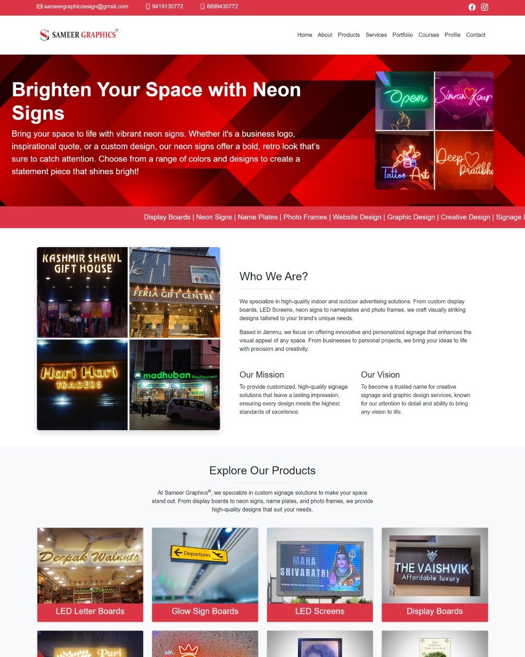 Sameer Graphics & Neon Signs